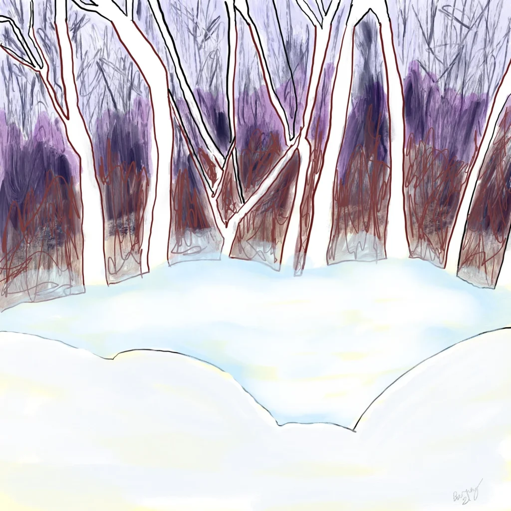 Winter Negative Space