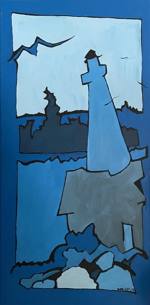 Blue Lighthouse