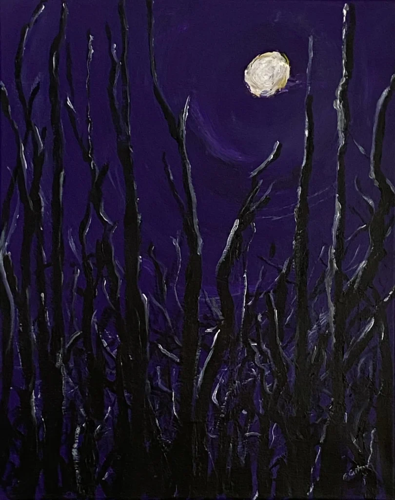 Purple Moonrise